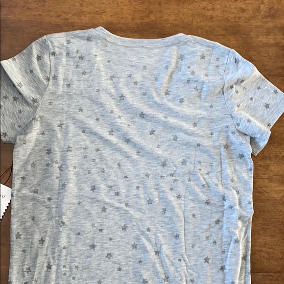Stella & Dot Scattered Star Tee- Grey size Medium - Picture 8 of 8